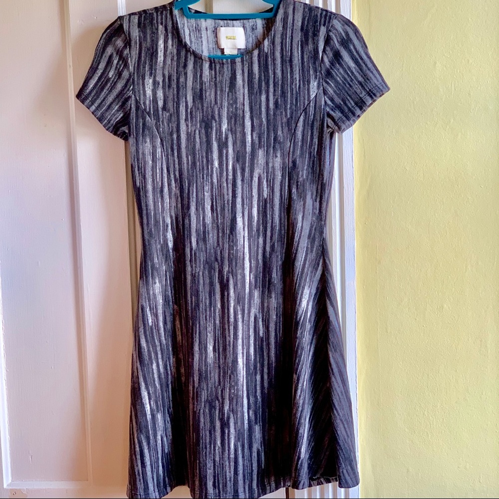 🎙Anthro {Maeve} Painted Stripe Skater Dress🔗